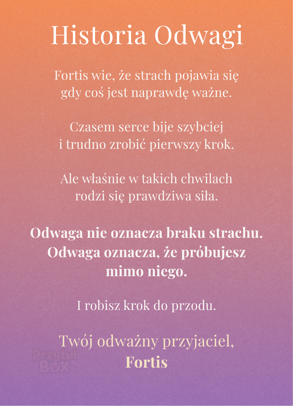 Smok Fortis — bohater odwagi