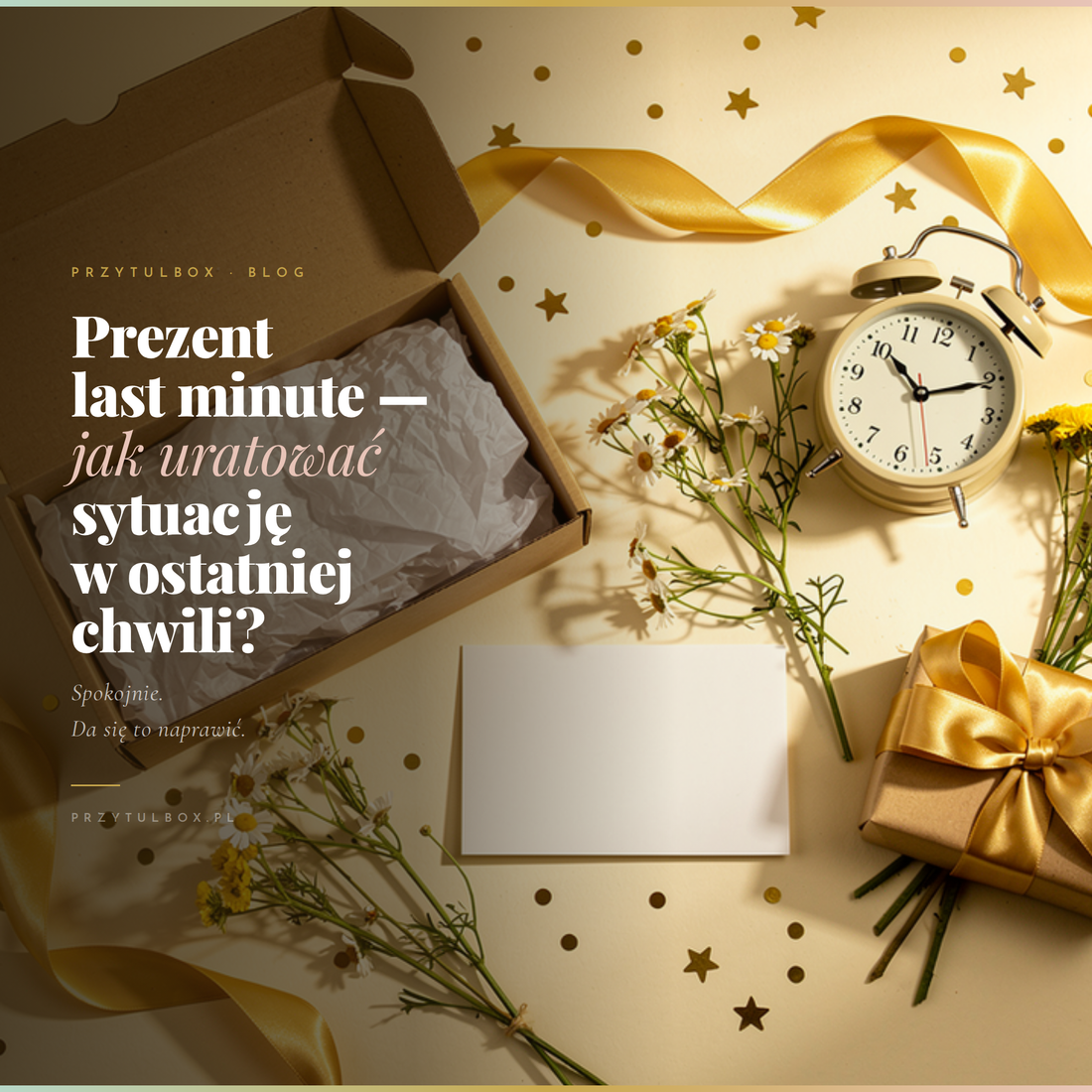 Prezent last minute – jak uratować sytuację w ostatniej chwili?