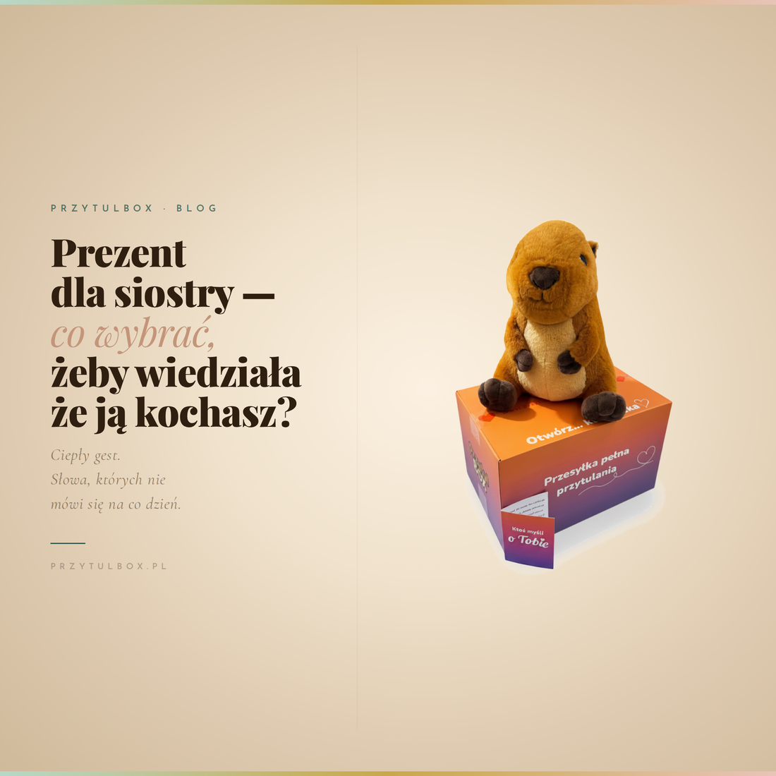 Prezent dla siostry – co wybrać, żeby wiedziała, że ją kochasz?
