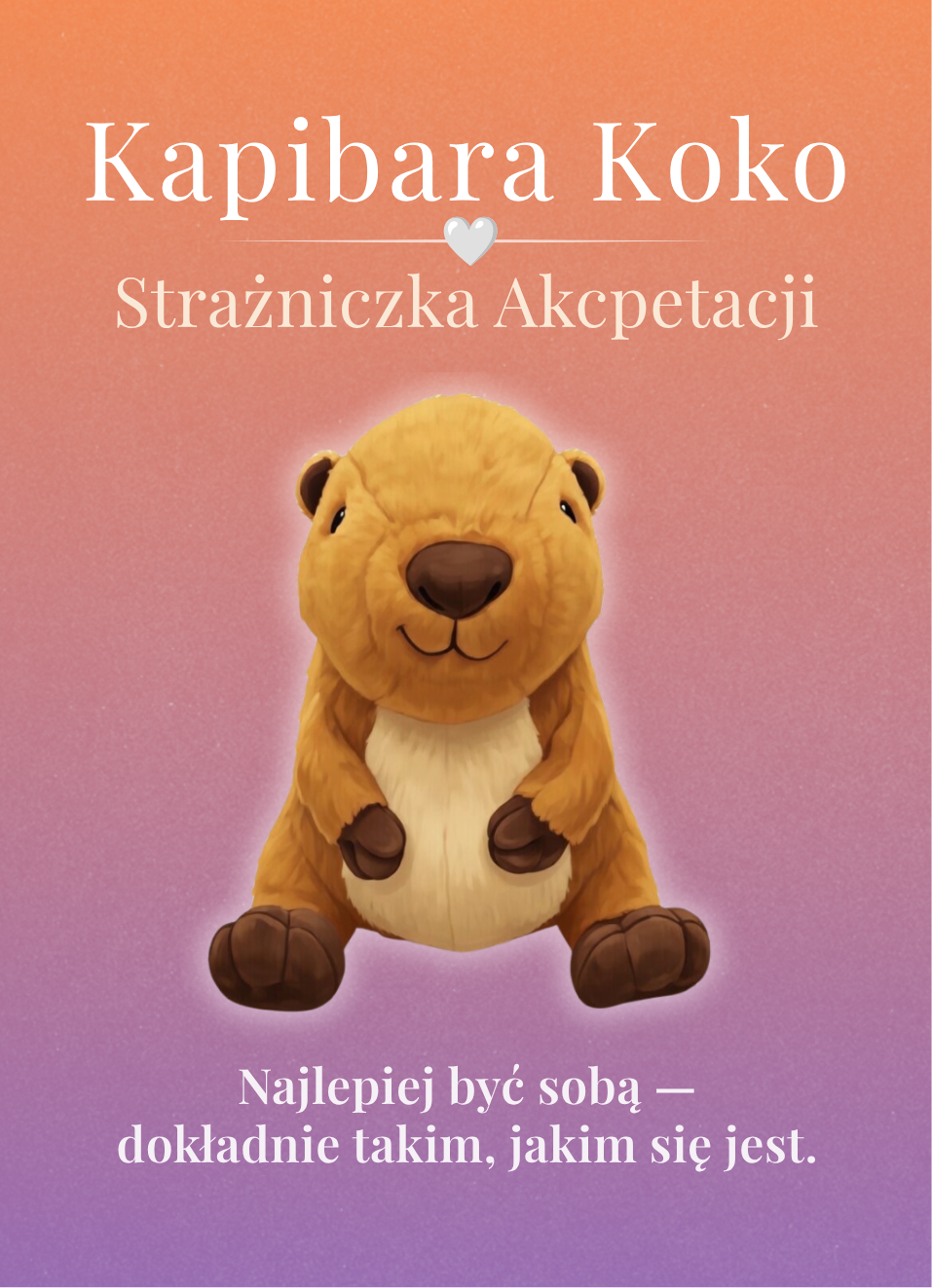 Kapibara Koko — bohater bliskości