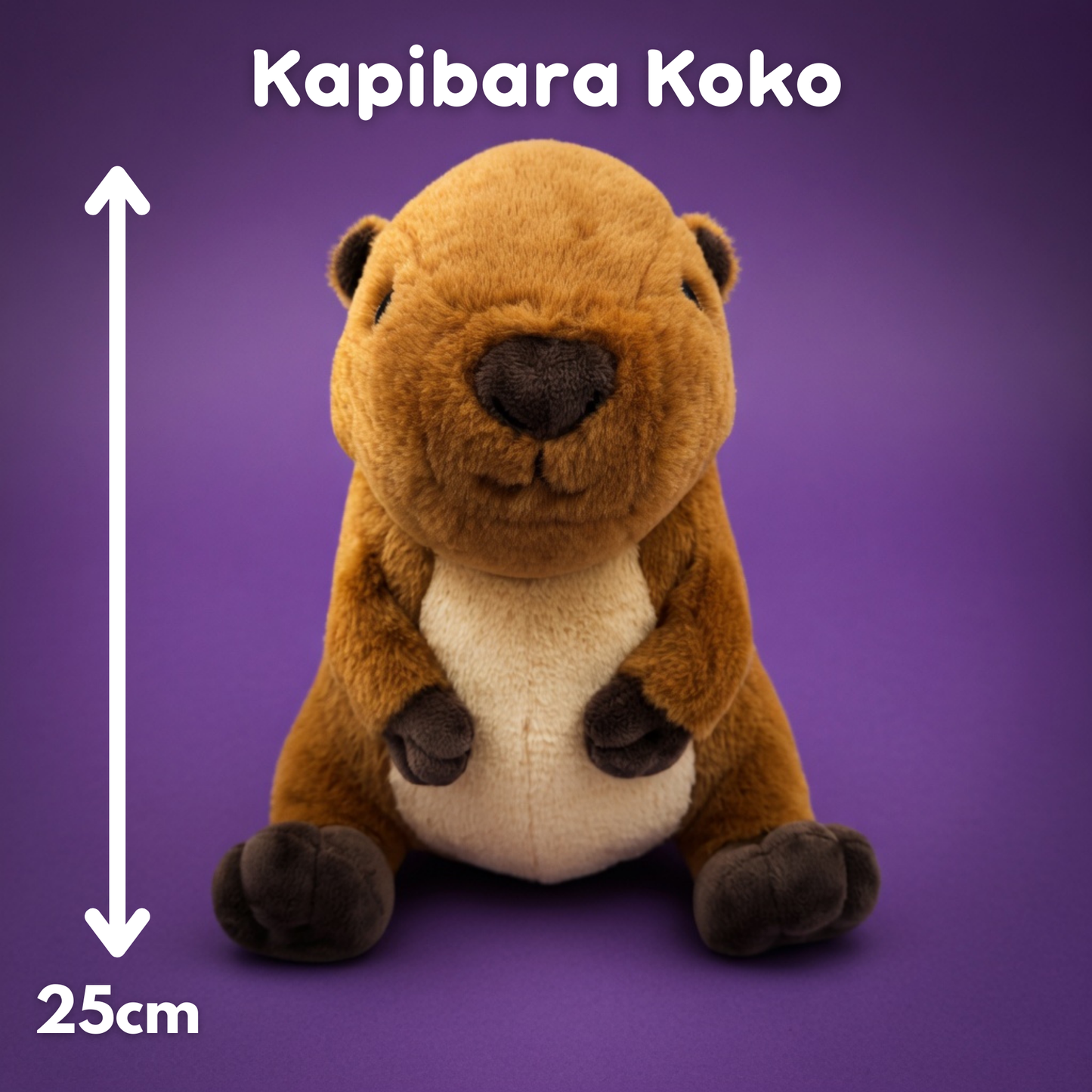 Pluszowa kapibara Koko PrzytulBox – miękki pluszak bohatera akceptacji z kolekcji emocji