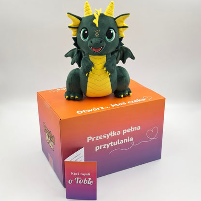 Pluszowy smok Fortis PrzytulBox – bohater odwagi z kolekcji pluszowych bohaterów emocji