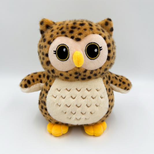 Pluszowa sowa Melodia PrzytulBox – strażniczka obecności z kolekcji bohaterów emocji